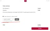SWEETJOURNEY coupon verification screenshot