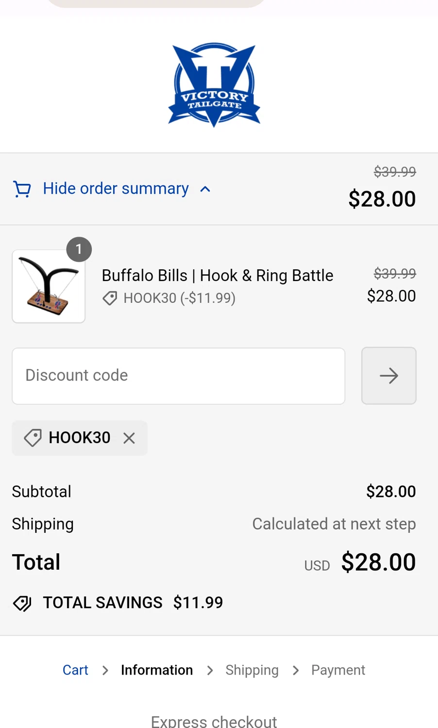 Victory Tailgate Promo Codes 30 Off May 2024