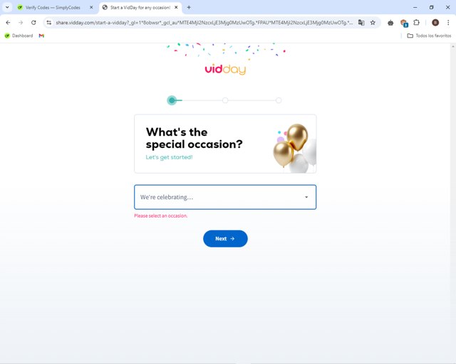 VidDay checkout page showing VidDay promo code box | Screenshot taken by SimplyCodes community member on Oct 9, 2024