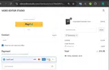 Video Editor Studio coupon verification screenshot