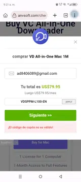 VDSPPM-L100-EN coupon verification screenshot