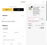Vienrose coupon verification screenshot