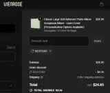 Vienrose coupon verification screenshot
