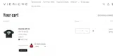 Vie + Riche Paris coupon verification screenshot