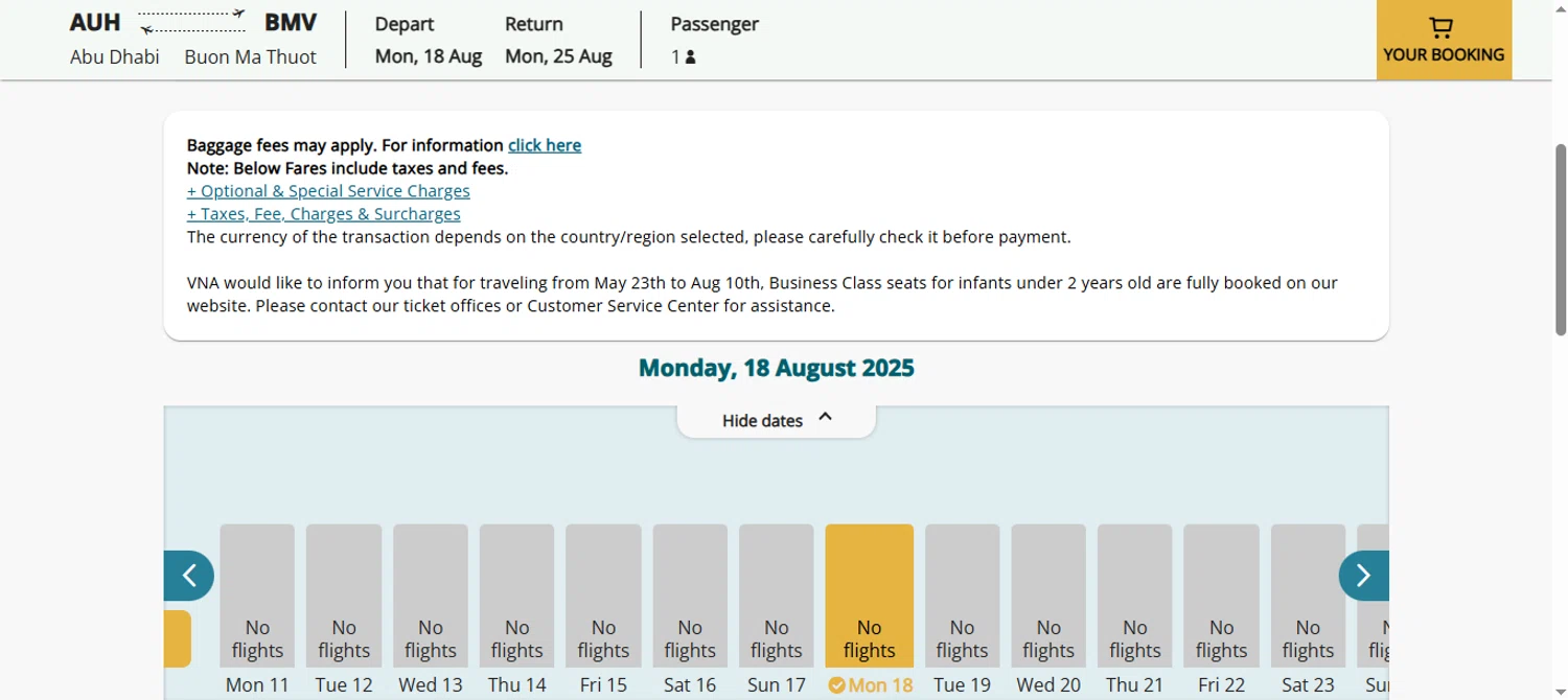 Vietnam Airlines promo code screenshot showing code APPDEAL applied at Vietnam Airlines checkout page. Uploaded by SimplyCodes community member jairomalkovich on Jul 28, 2025