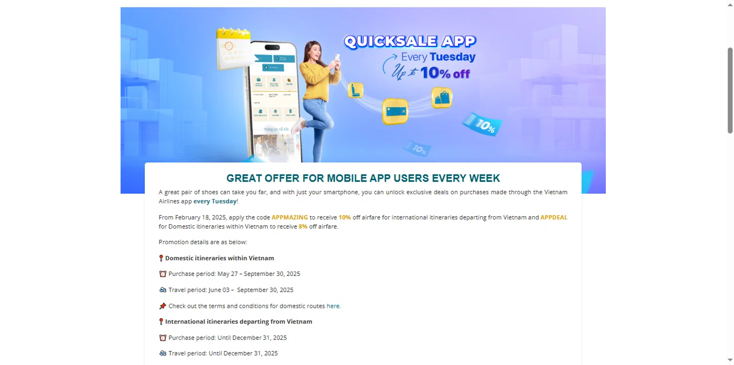 Vietnam Airlines promo code screenshot showing code APPMAZIG applied at Vietnam Airlines checkout page. Uploaded by SimplyCodes community member renegul on Sep 24, 2025