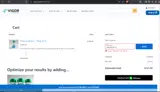 Vigor Peptides coupon verification screenshot