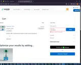 Vigor Peptides coupon verification screenshot