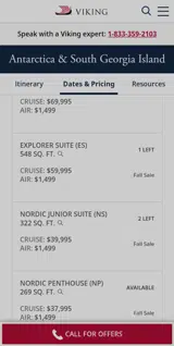Viking Cruises coupon verification screenshot