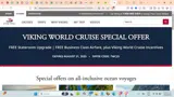 Viking Cruises coupon verification screenshot