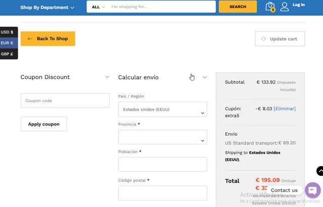 Viking Culinary checkout page showing Viking Culinary discount code box | Screenshot taken by SimplyCodes community member on Aug 29, 2025