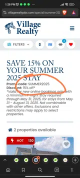 SUMMER2025 coupon verification screenshot