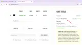 WELCOME10 coupon verification screenshot