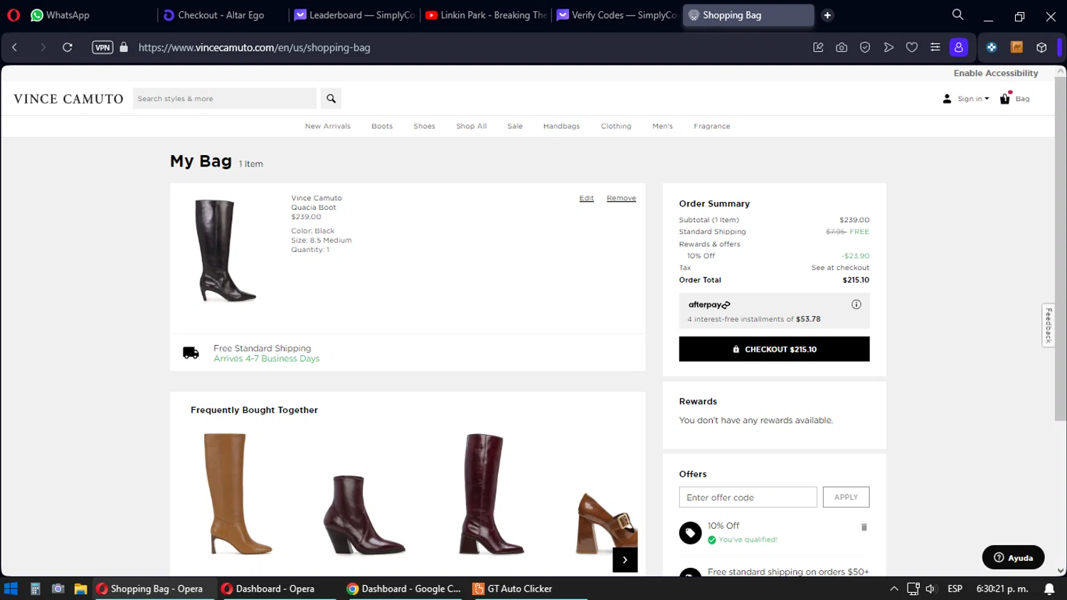 how to use Vince Camuto coupons