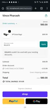 XULA10 coupon verification screenshot