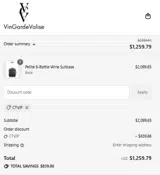 CTVIP coupon verification screenshot