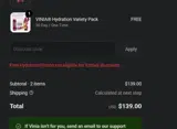 GL10 coupon verification screenshot
