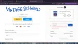 Vintage Ski World coupon verification screenshot