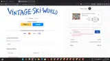 Vintage Ski World coupon verification screenshot