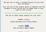 TWINKLE coupon verification screenshot