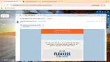 FLEA1225 coupon verification screenshot