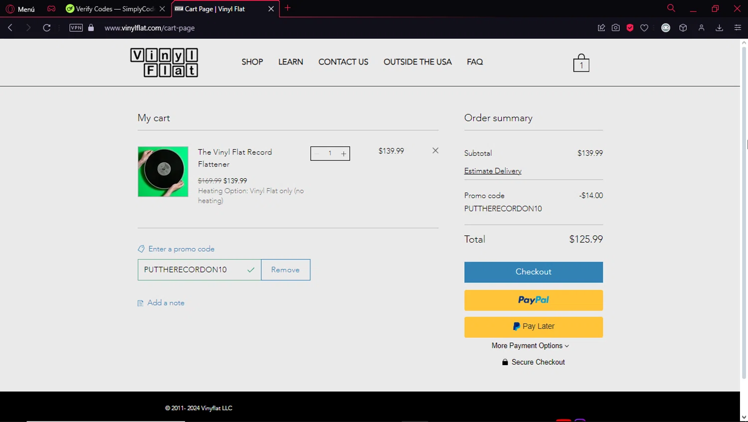 how to use Vinyflat coupons