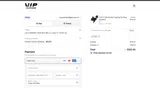 Vip Clothing Stores coupon verification screenshot