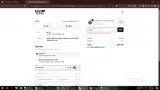 Vip Clothing Stores coupon verification screenshot