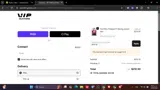 Vip Clothing Stores coupon verification screenshot