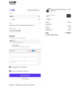 Vip Clothing Stores coupon verification screenshot