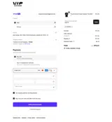 Vip Clothing Stores coupon verification screenshot