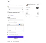 Vip Clothing Stores coupon verification screenshot