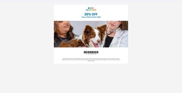 Vip PetCare checkout page showing Vip PetCare promo code box | Screenshot taken by SimplyCodes community member on Mar 2, 2025