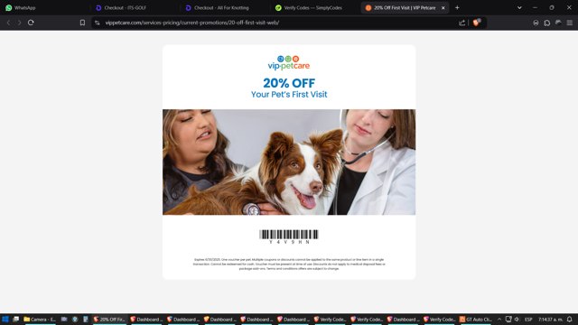 Vip PetCare checkout page showing Vip PetCare promo code box | Screenshot taken by SimplyCodes community member on Jan 3, 2025