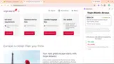 Virgin Atlantic Airways coupon verification screenshot