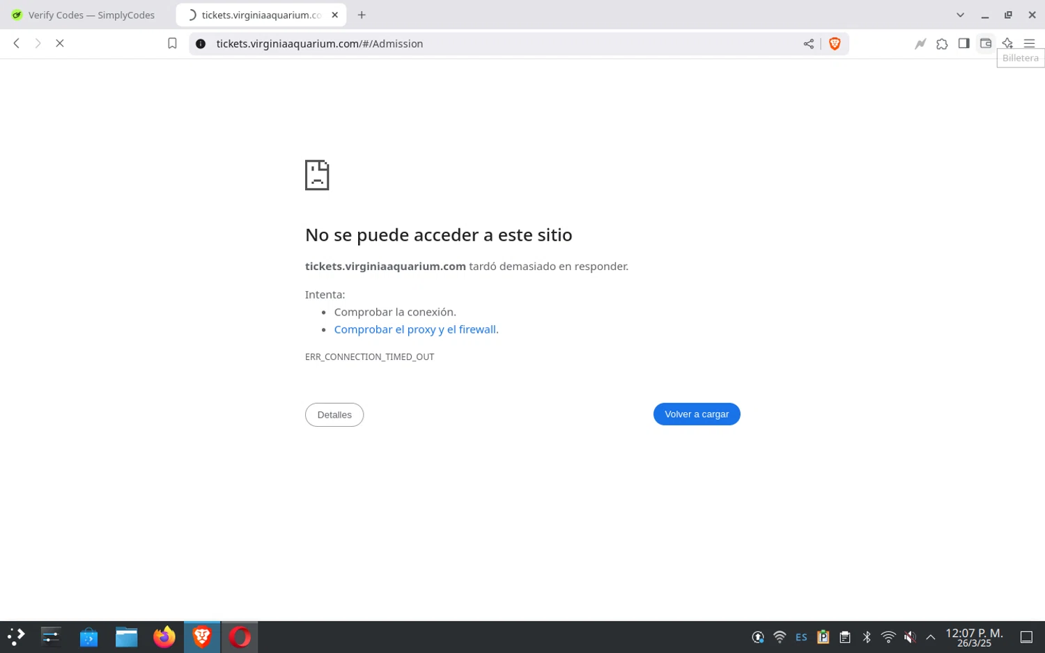 Virginia Aquarium & Marine Science Center promo code screenshot showing code FALL applied at Virginia Aquarium & Marine Science Center checkout page. Uploaded by SimplyCodes community member joaojesus on Mar 26, 2025