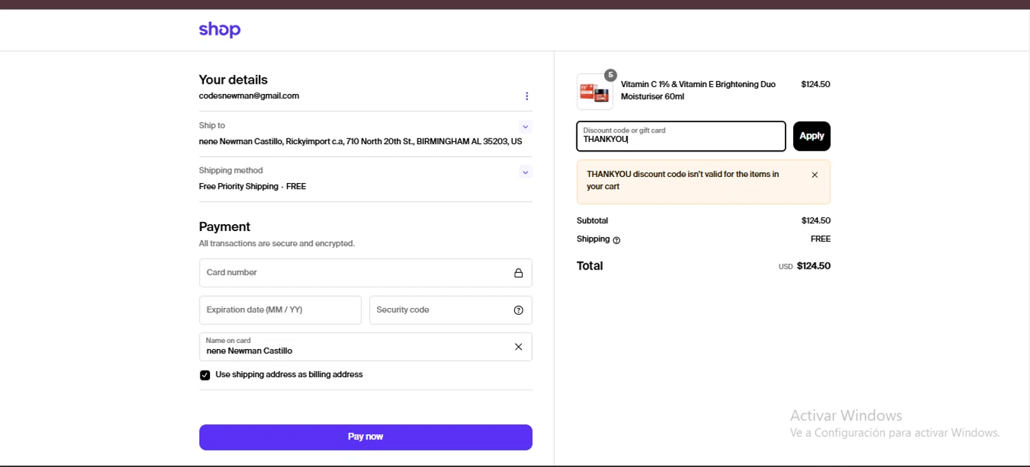 Virginia Aquarium & Marine Science Center promo code screenshot showing code THANKYOU applied at Virginia Aquarium & Marine Science Center checkout page. Uploaded by SimplyCodes community member QuestSeeker7732 on Jan 25, 2025