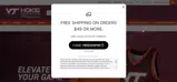 Virginia Tech Athletics coupon verification screenshot