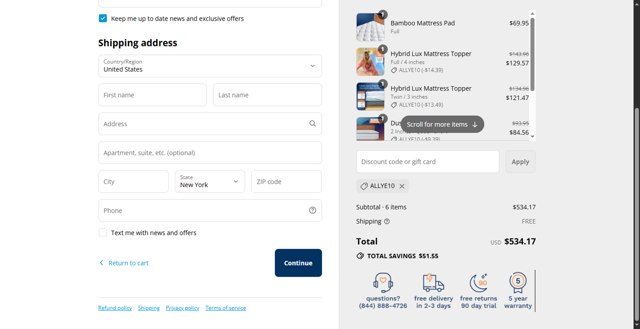 ViscoSoft checkout page showing ViscoSoft discount code box | Screenshot taken by SimplyCodes community member on Aug 30, 2025