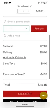 save10 coupon verification screenshot