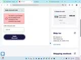 GCL10 coupon verification screenshot