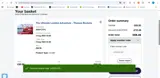 VisitBritain Shop coupon verification screenshot