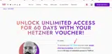HETZNER coupon verification screenshot