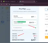 FOUNDERPASS coupon verification screenshot
