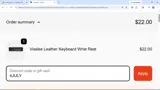4JULY coupon verification screenshot