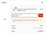 DISCOUNT5 coupon verification screenshot