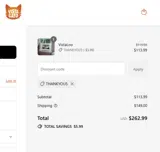 THANKYOU5 coupon verification screenshot