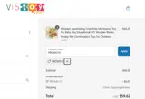PROMOTION coupon verification screenshot