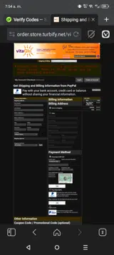 Sunfood coupon verification screenshot