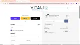 Vitali SkinCare coupon verification screenshot